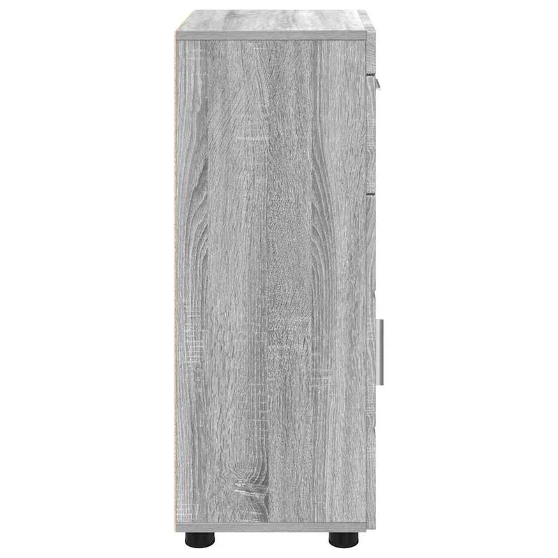 Wandschrank mit Glastür und -böden - 100 cm