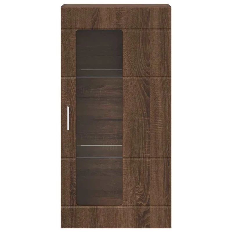 Wandschrank mit Glastür und -böden - 100 cm