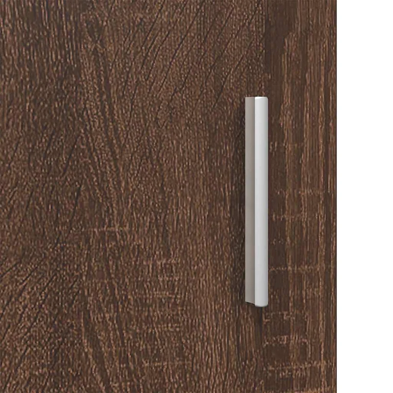 Wandschrank mit Glastür und -böden - 100 cm