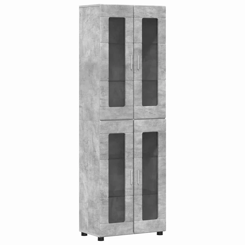 Fernsehmöbel-Set mit Lowboard und Wandschränken