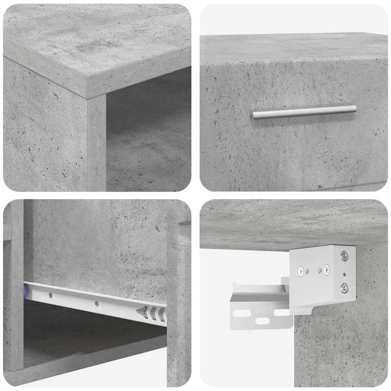 Fernsehmöbel-Set mit Lowboard und Wandschränken