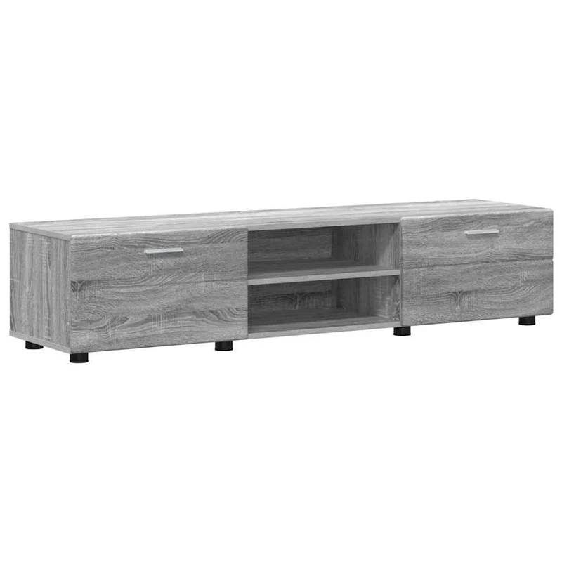 Fernsehmöbel-Set mit Lowboard und Wandschränken