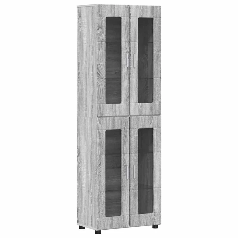 Fernsehmöbel-Set mit Lowboard und Wandschränken