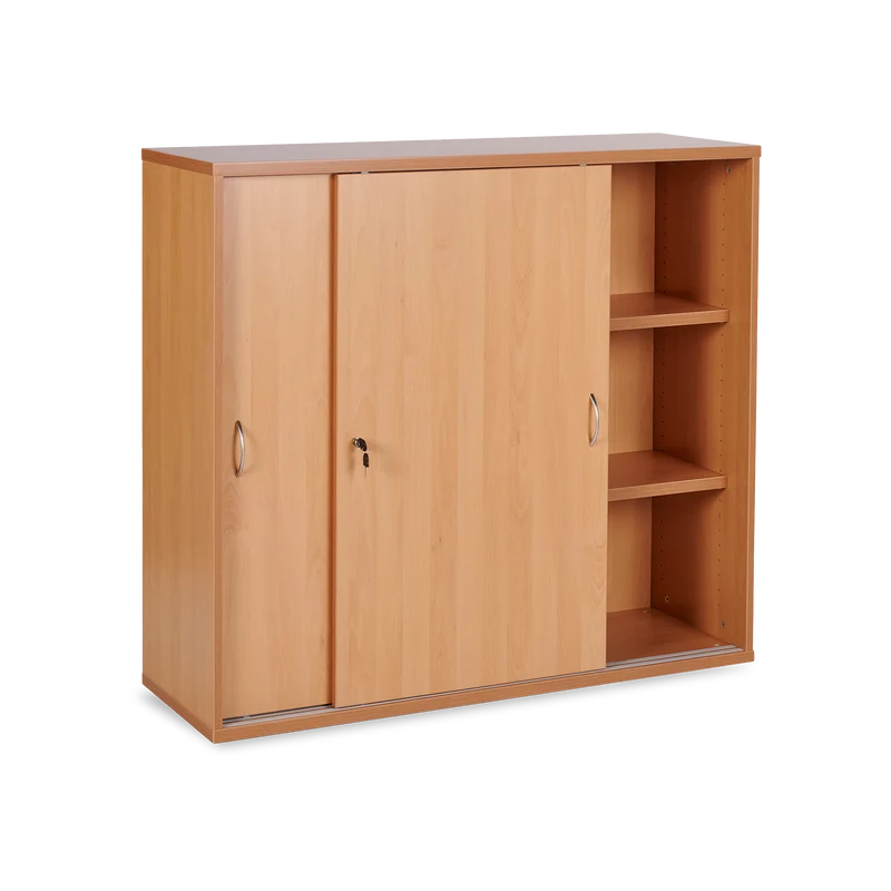 Schiebetürenschrank aus Holz – 3 OH – Buche