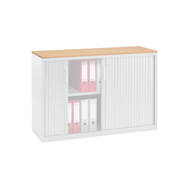 Holztop (Ahorn) für Rollladenschrank