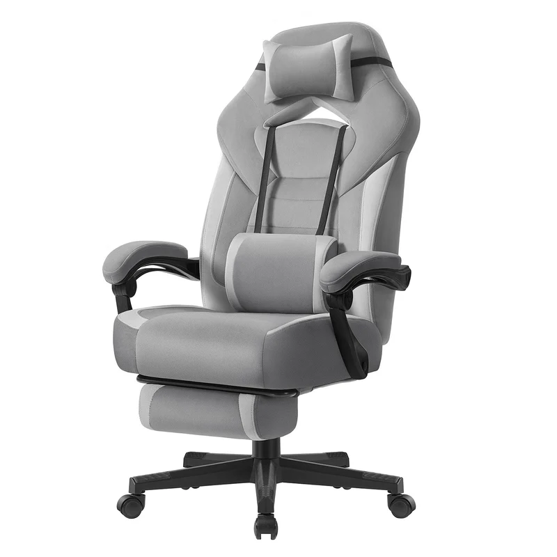Ergonomischer Bürostuhl mit Fußstütze