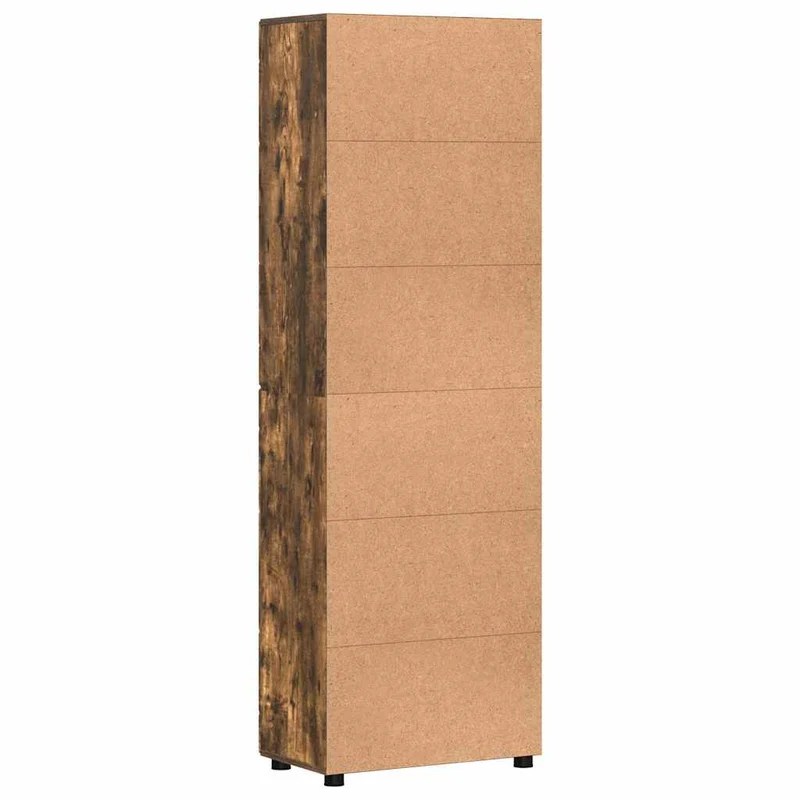Highboard mit 4 Glastüren - Vitrine 182 cm hoch