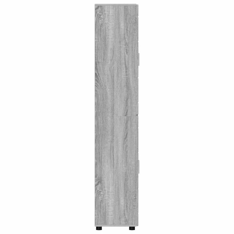 Highboard mit 4 Glastüren - Vitrine 182 cm hoch