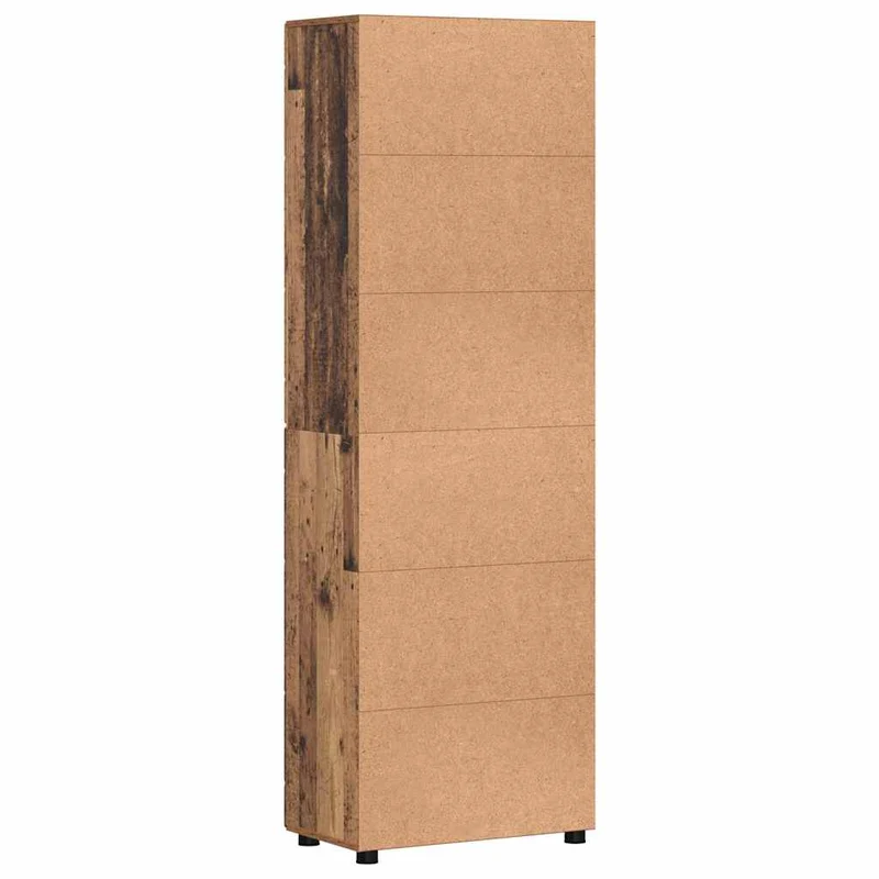 Highboard mit 4 Glastüren - Vitrine 182 cm hoch