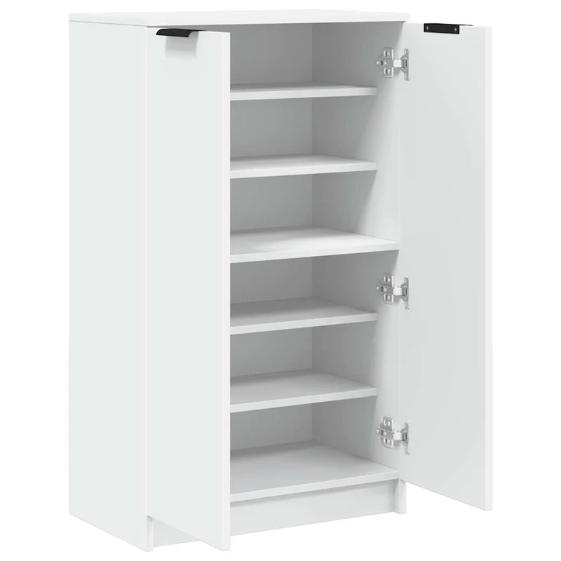 Geschlossener Schuhschrank mit 6 Regalböden