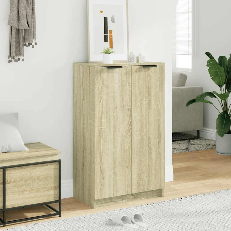 Geschlossener Schuhschrank mit 6 Regalböden