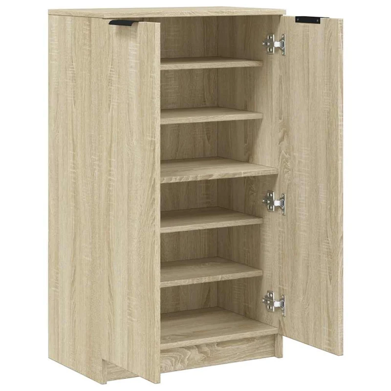 Geschlossener Schuhschrank mit 6 Regalböden