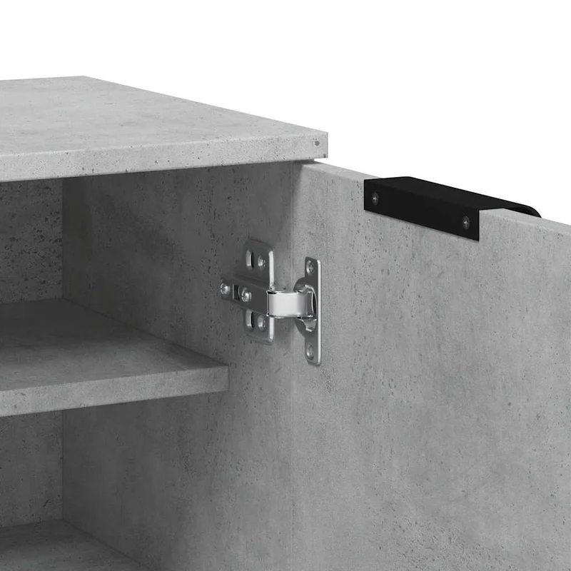 Geschlossener Schuhschrank mit 6 Regalböden