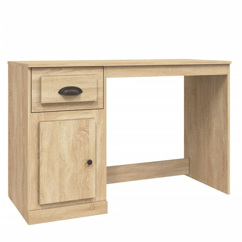 Moderner, stabiler Schreibtisch mit Schublade, 115 cm