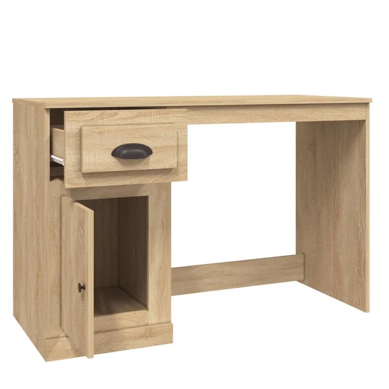 Moderner, stabiler Schreibtisch mit Schublade, 115 cm