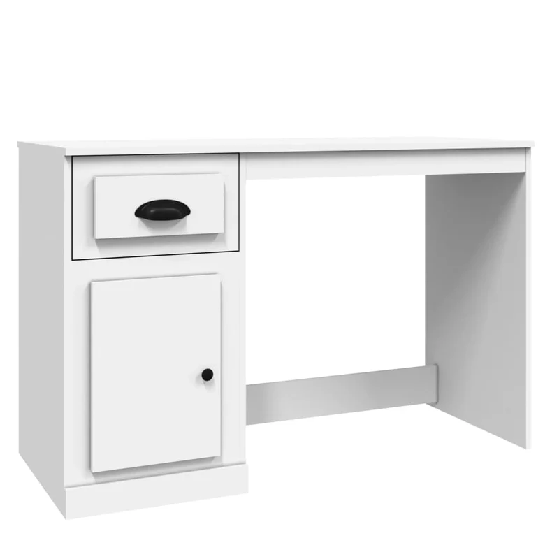Moderner, stabiler Schreibtisch mit Schublade, 115 cm