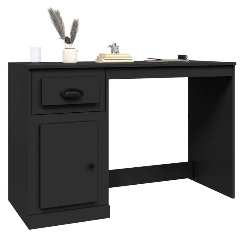 Moderner, stabiler Schreibtisch mit Schublade, 115 cm
