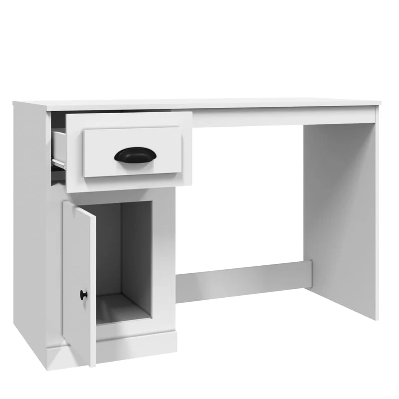 Moderner, stabiler Schreibtisch mit Schublade, 115 cm