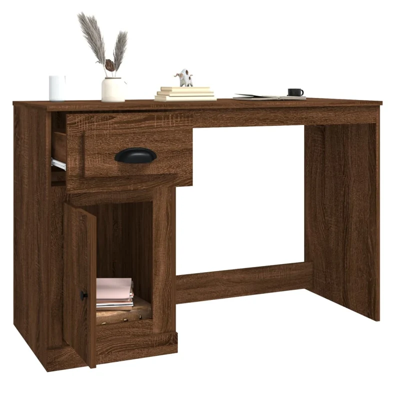 Moderner, stabiler Schreibtisch mit Schublade, 115 cm