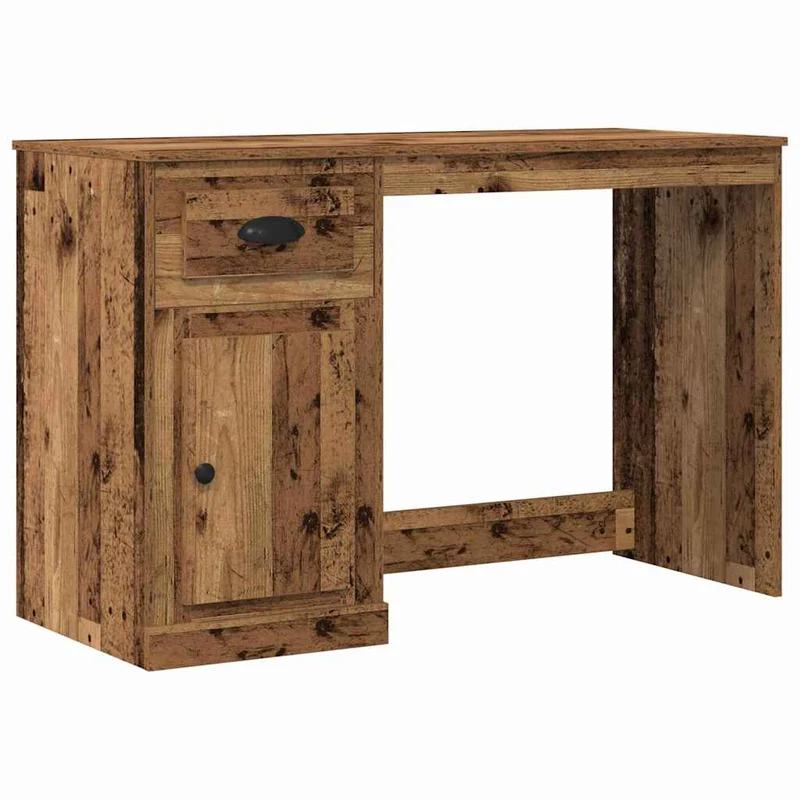 Moderner, stabiler Schreibtisch mit Schublade, 115 cm