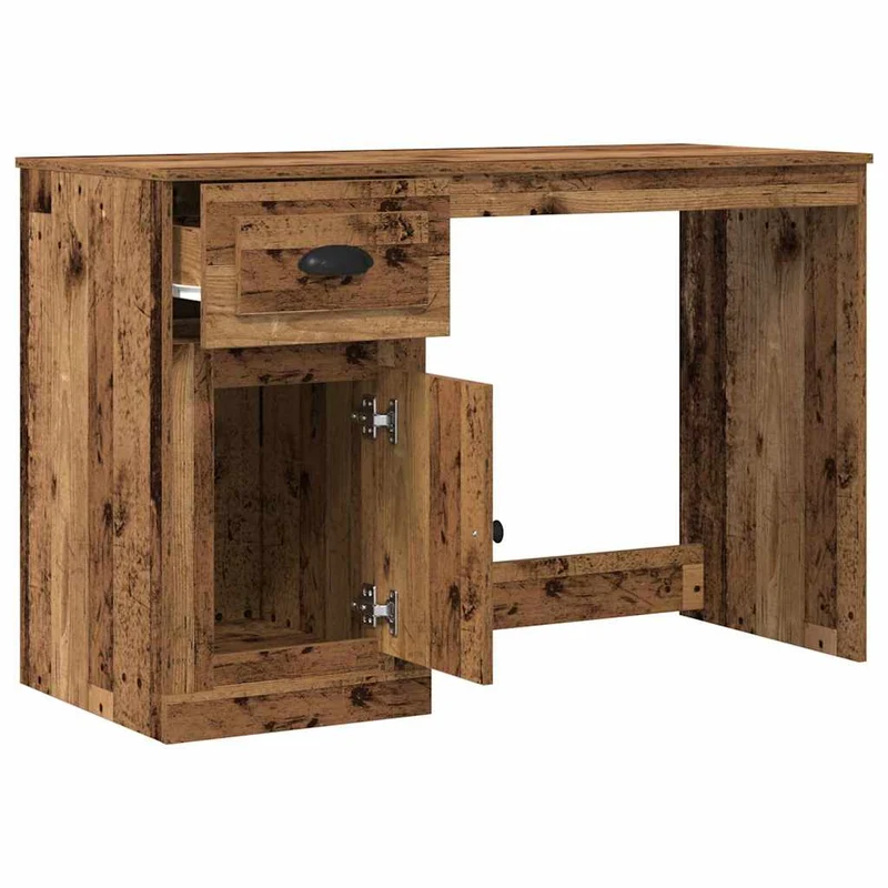 Moderner, stabiler Schreibtisch mit Schublade, 115 cm