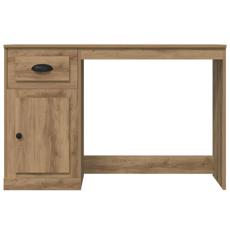 Moderner, stabiler Schreibtisch mit Schublade, 115 cm
