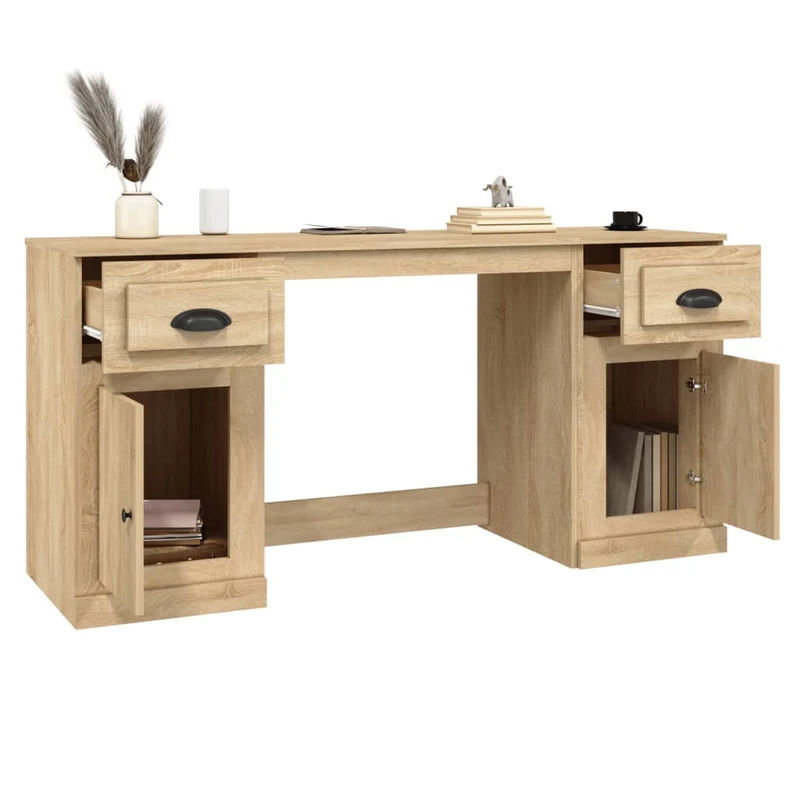 Schreibtisch mit großer Arbeitsfläche, 154 x 50 cm