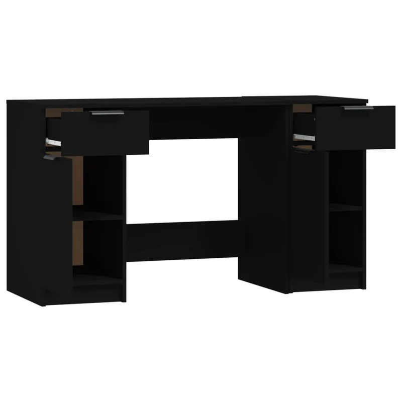 Computertisch mit Beistellschrank, 133,5 x 50 cm