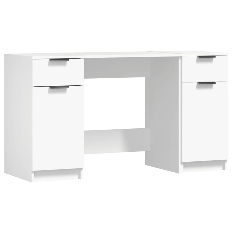 Computertisch mit Beistellschrank, 133,5 x 50 cm