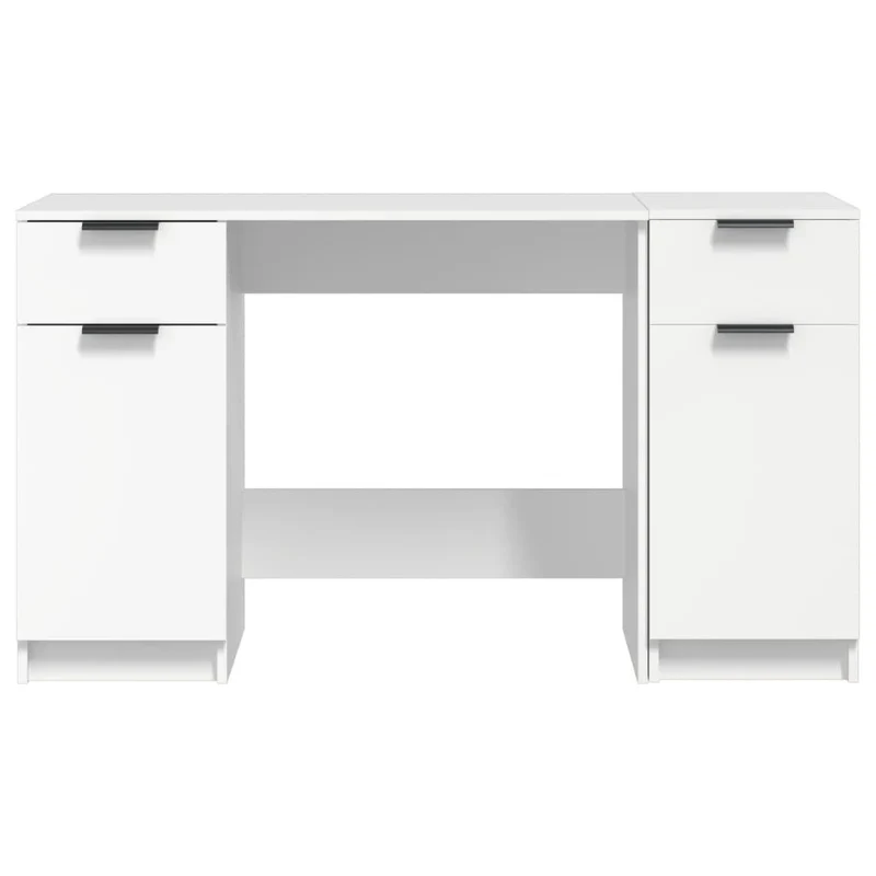 Computertisch mit Beistellschrank, 133,5 x 50 cm