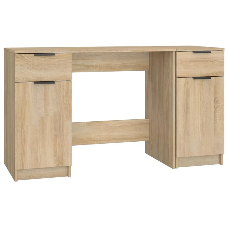Computertisch mit Beistellschrank, 133,5 x 50 cm