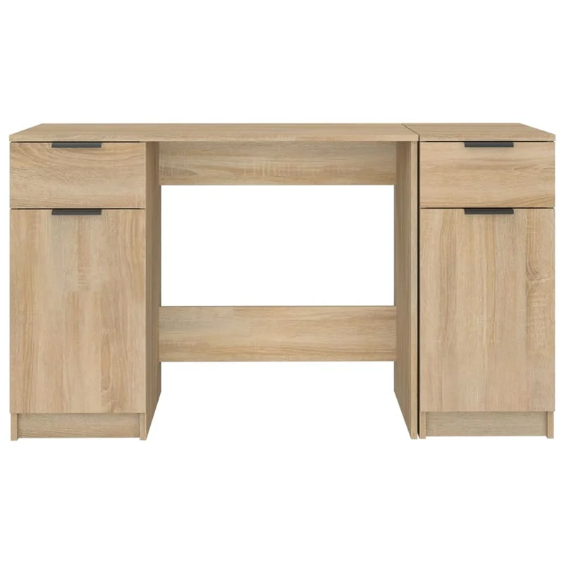 Computertisch mit Beistellschrank, 133,5 x 50 cm