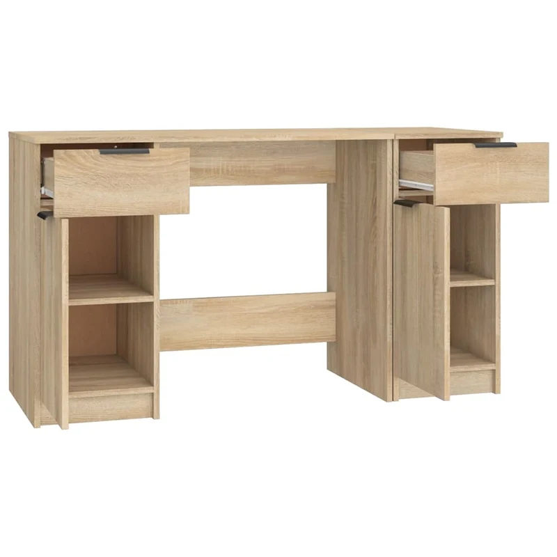 Computertisch mit Beistellschrank, 133,5 x 50 cm