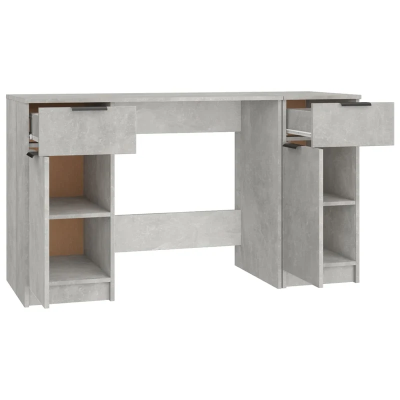 Computertisch mit Beistellschrank, 133,5 x 50 cm