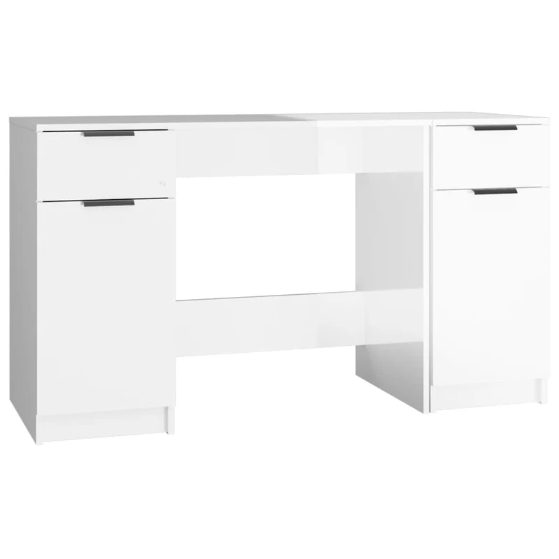 Computertisch mit Beistellschrank, 133,5 x 50 cm