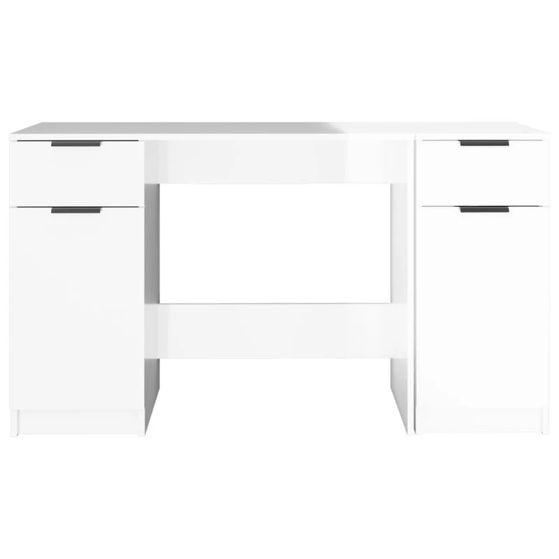 Computertisch mit Beistellschrank, 133,5 x 50 cm