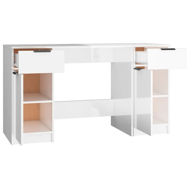 Computertisch mit Beistellschrank, 133,5 x 50 cm