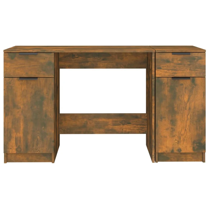 Computertisch mit Beistellschrank, 133,5 x 50 cm