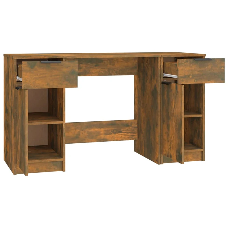 Computertisch mit Beistellschrank, 133,5 x 50 cm