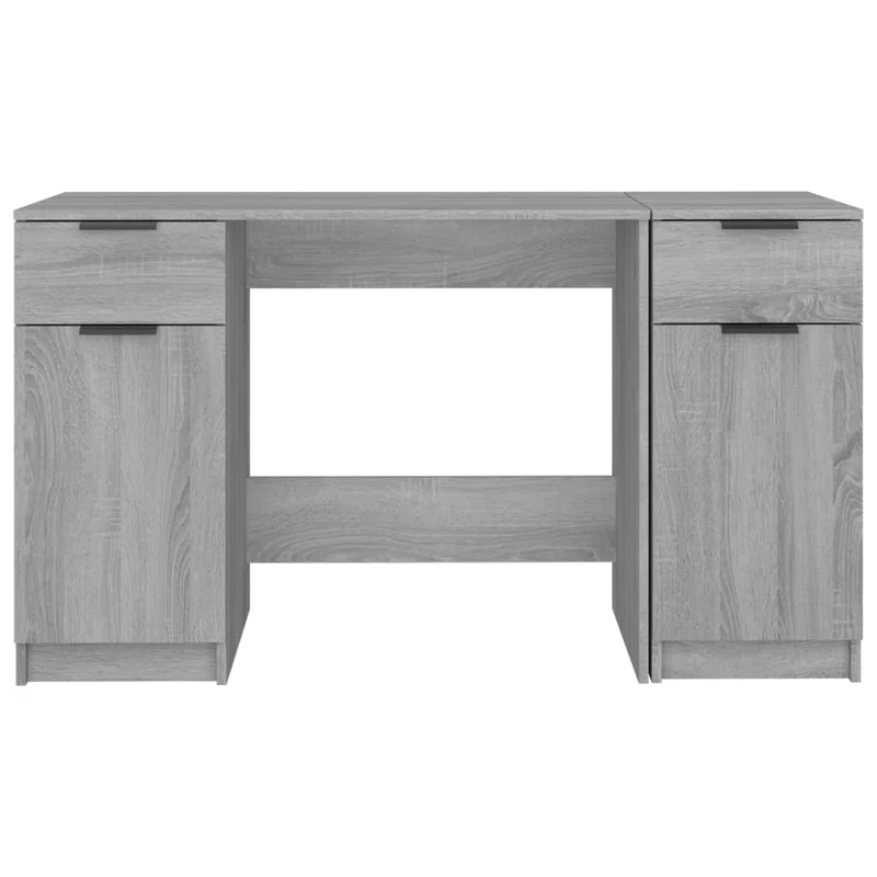 Computertisch mit Beistellschrank, 133,5 x 50 cm
