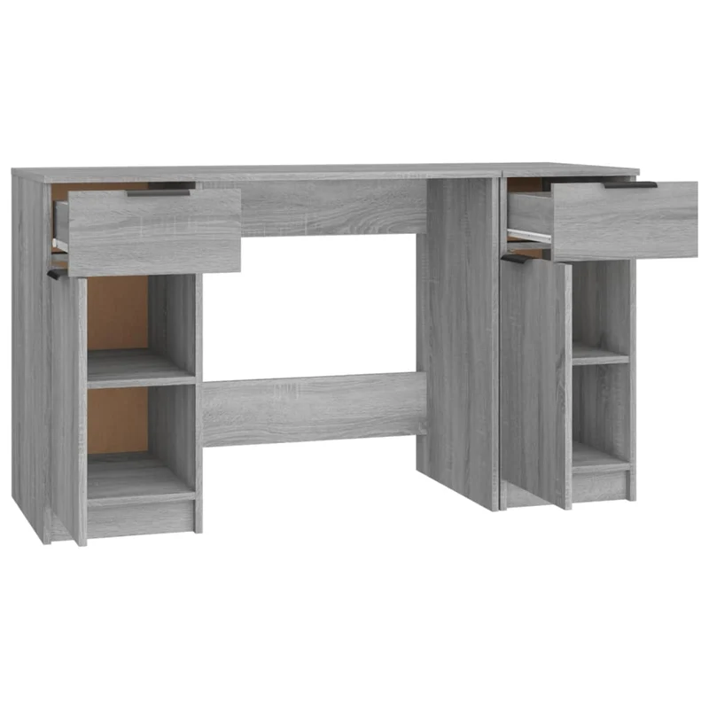 Computertisch mit Beistellschrank, 133,5 x 50 cm