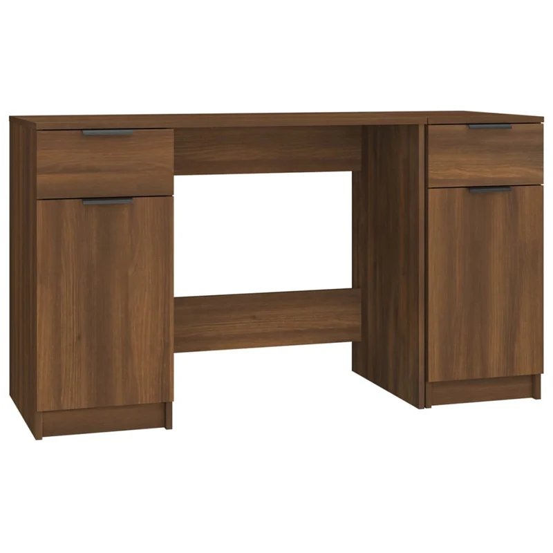 Computertisch mit Beistellschrank, 133,5 x 50 cm