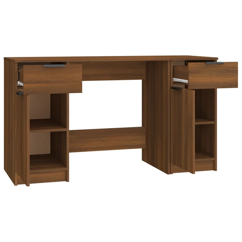 Computertisch mit Beistellschrank, 133,5 x 50 cm