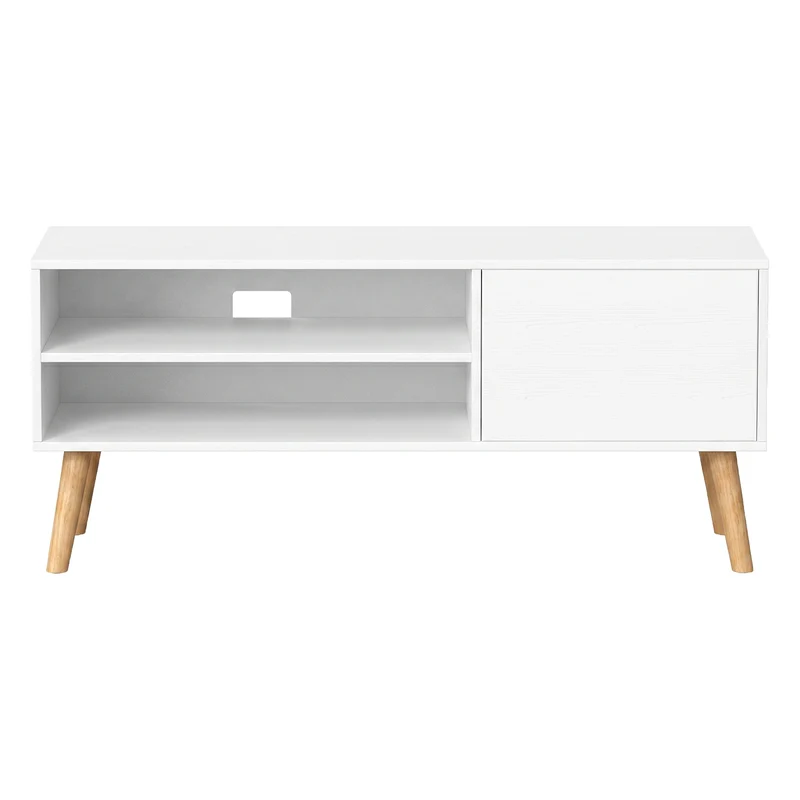 TV-Schrank mit 1 Tür 40 x 120 x 49 cm weiß