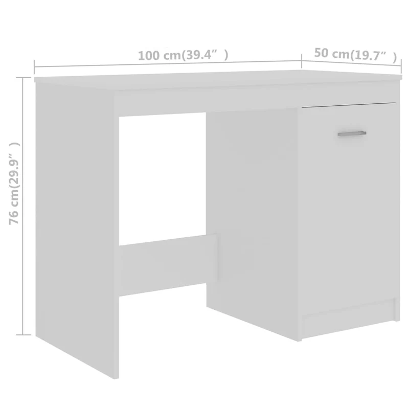 Eleganter Schreibtisch mit viel Stauraum, 140 x 50cm