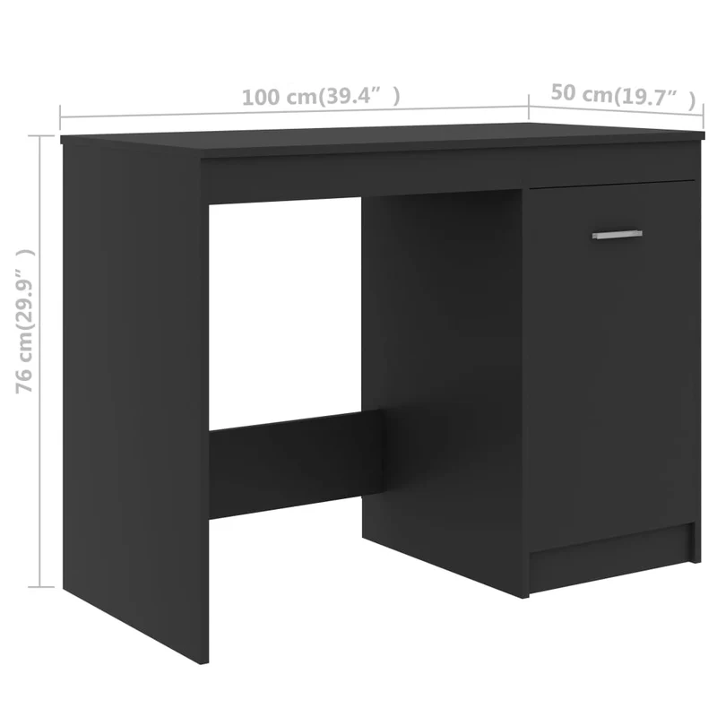 Eleganter Schreibtisch mit viel Stauraum, 140 x 50cm