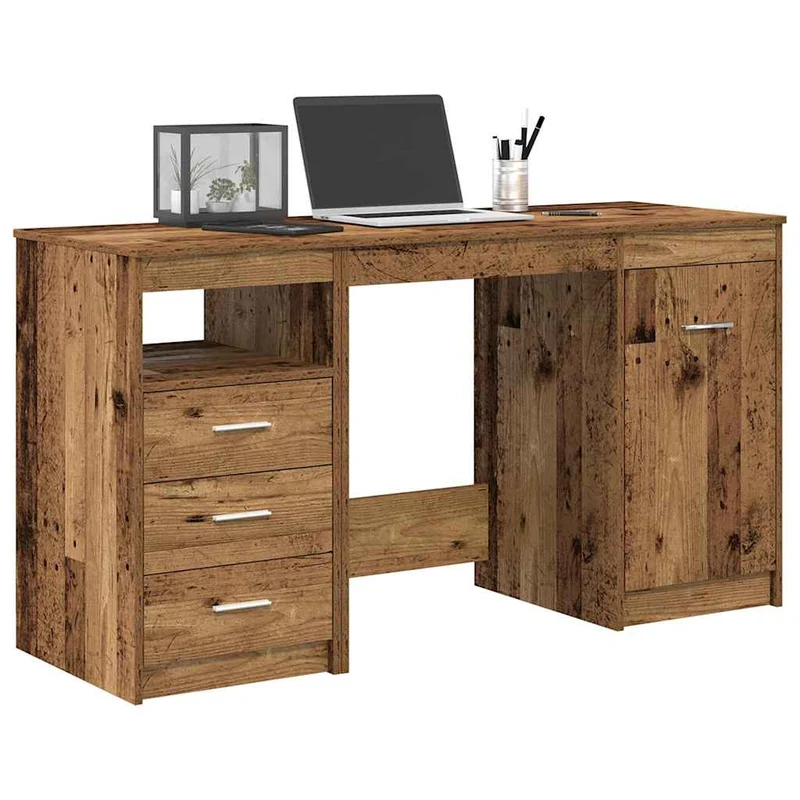 Eleganter Schreibtisch mit viel Stauraum, 140 x 50cm