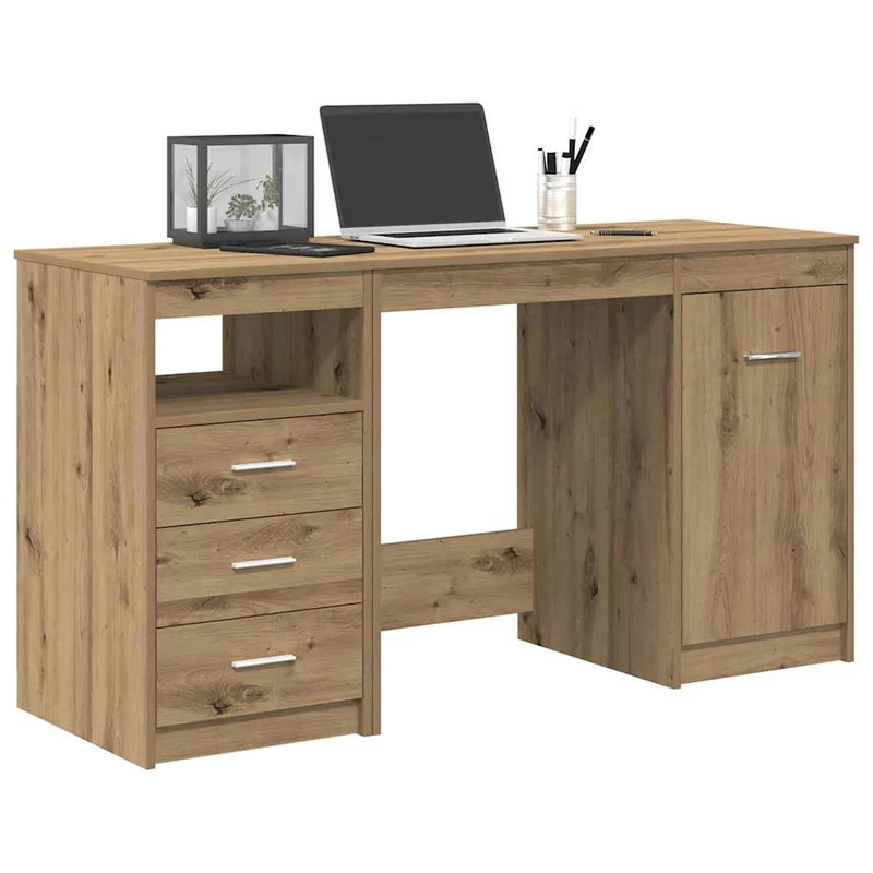 Eleganter Schreibtisch mit viel Stauraum, 140 x 50cm