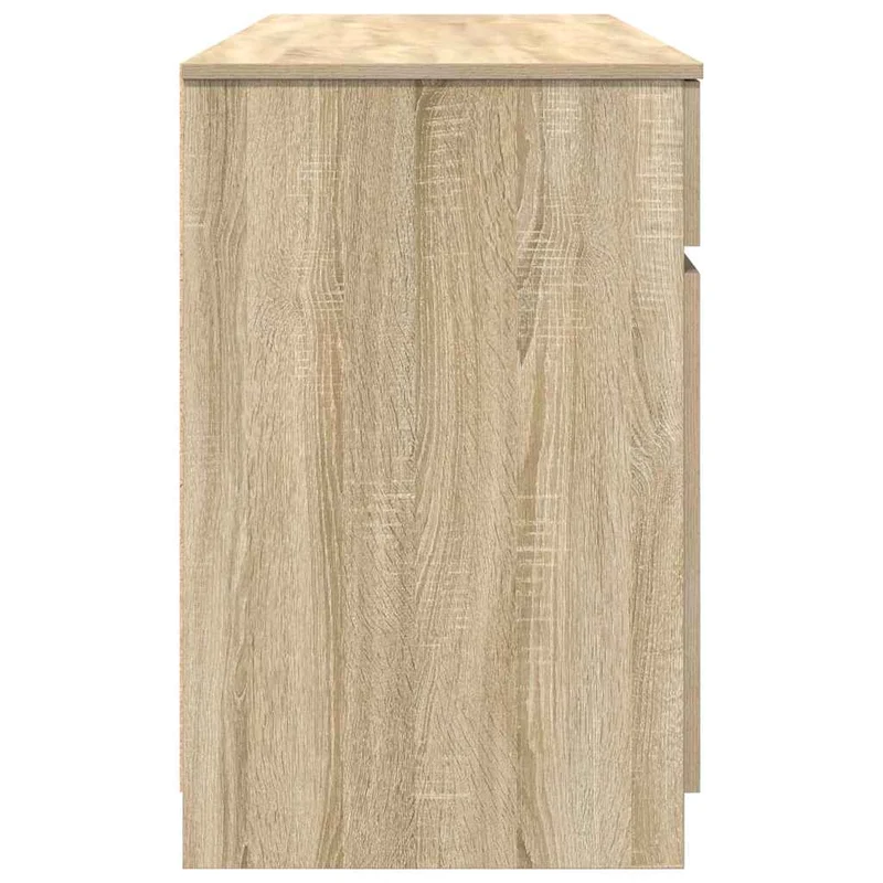 Großer Schreibtisch mit Schubladen und Türen, 140 cm
