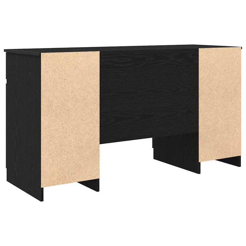 Großer Schreibtisch mit Schubladen und Türen, 140 cm
